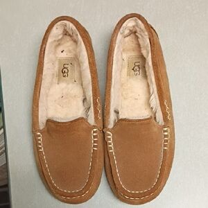 UGG Men's Brown Suede Slip-Ons